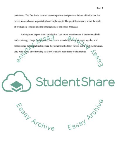 THE SECOND INDUSTRIAL REVOLUTION