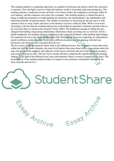 The Global Retailing Industry