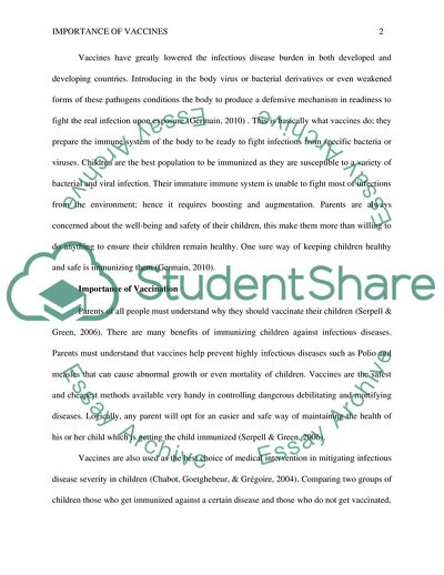 Importance of Vaccines