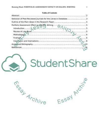 Selection of Peer-Reviewed Journals for the Librarys Database