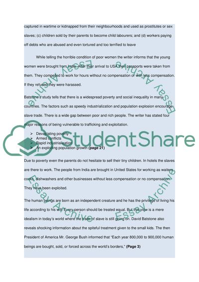 Reflection of Race, Ethnicity, and Gender in Not for Sale