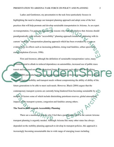 Sustainable Transportation in Arizona