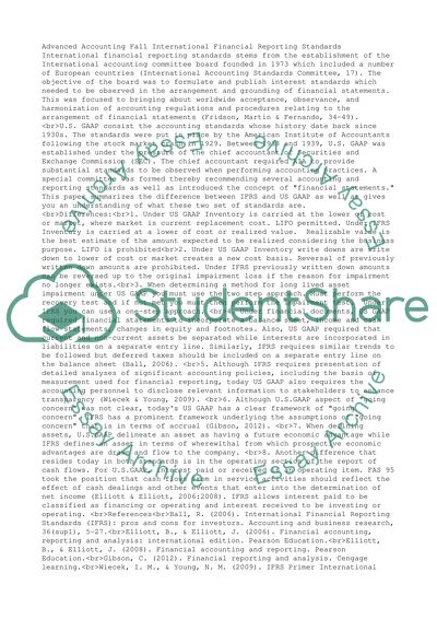 Financial Accounting and Reporting