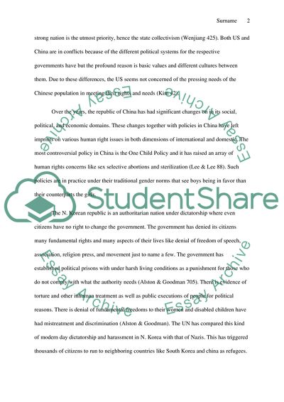 Human Rights in China and the US