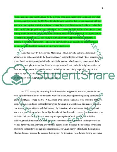 research paper topics related to terrorism