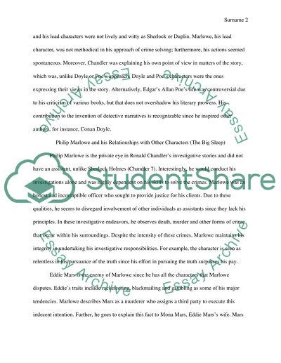 Book Report on Chandler