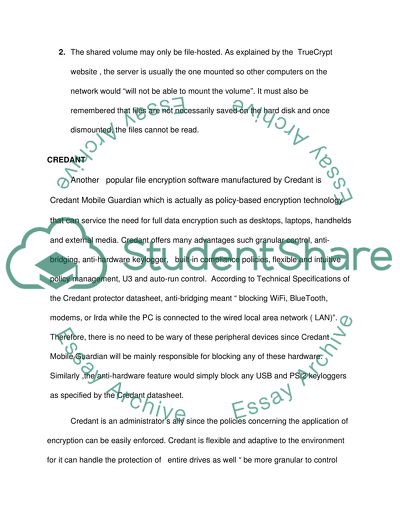 Encryption System: TrueCrypt