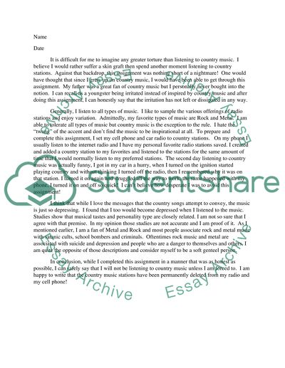 Listening to a new radio station