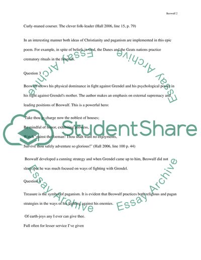 The Heroic Qualities of Beowulf