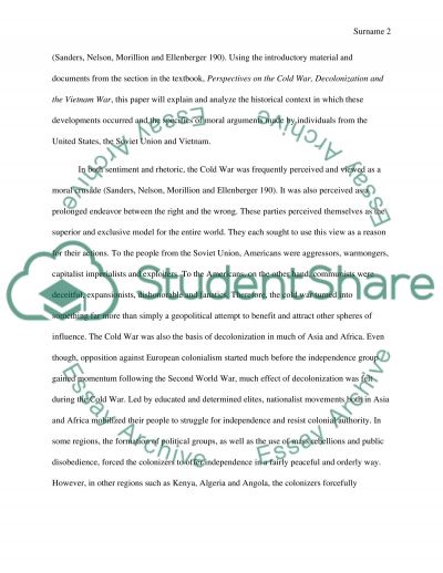 Drugs Essay Perspectives On The Cold War Decolonization And The Vietnam War Writing Experience Essay also Pride And Prejudice Critical Essay Perspectives On The Cold War Decolonization And The Vietnam War Essay Tom Brennan Essay