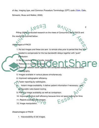 Picture Archiving and Communications System