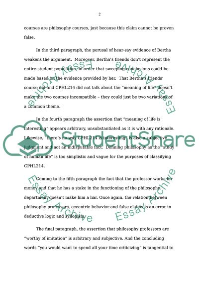 IS CPHL214 A PHILOSOPHY COURSE OR WHAT