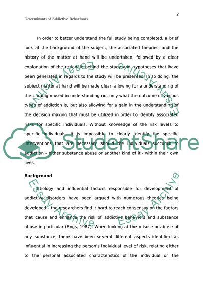 Personality, Psychopathology and Emotional Regulation: Determinants of Addictive Behaviours