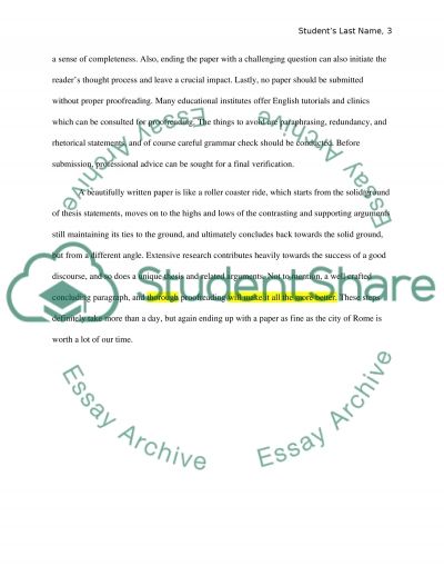 How to write a self evaluation paper