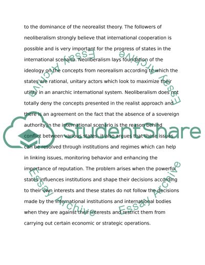 The Concept of Neoliberalism