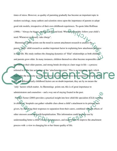 Attachment Theory - The Ties That Bond