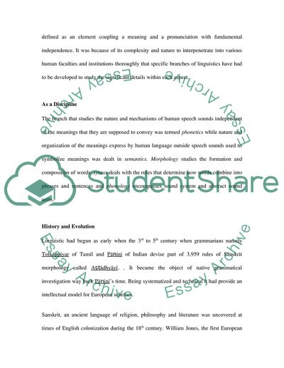The Roles of the Brain and Mind to Language Development and Transmissions