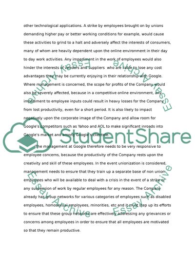 Google (unionization)