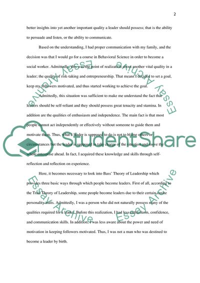 Leadership Skills for Social Worker