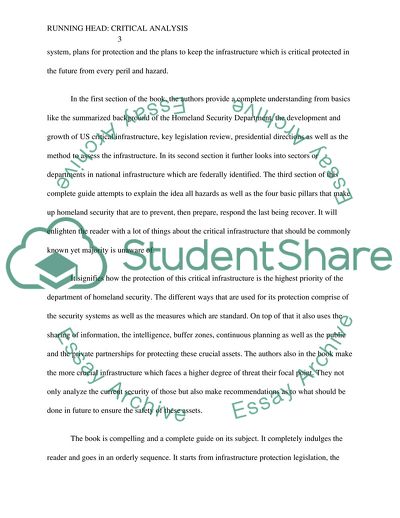 Homeland Security and Critical Infrastructure Protection