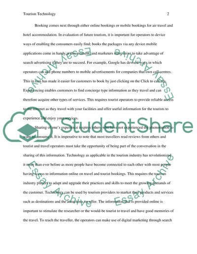 Tourism Information Technology