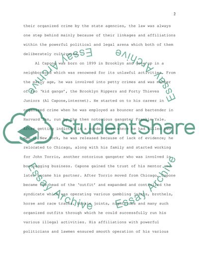 Organized Crimes in the Modern World