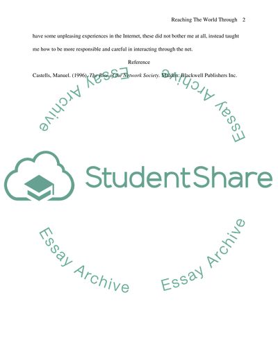 Changing the World Through the Internet