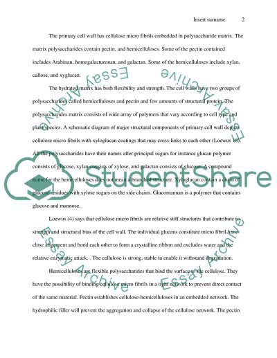 Cell Wall Biogenesis