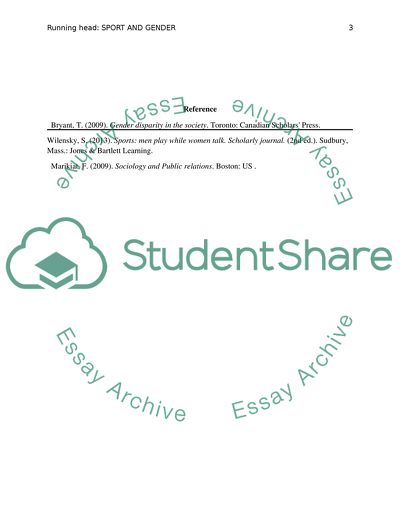 Gender Background in Sports