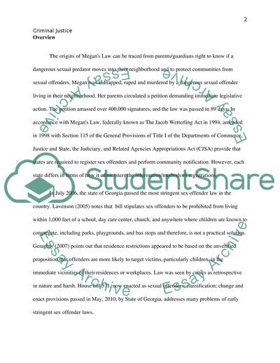 Sexual offender registration laws
