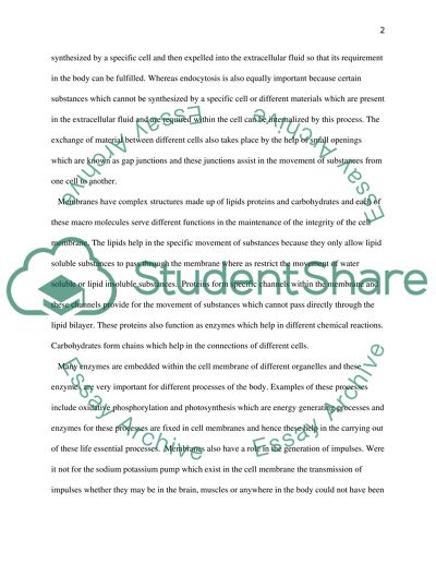 The Functions Carried Out by Membranes are Indispensable for Life