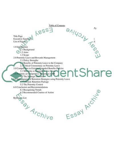 Human Resource Management and Paternity Leave