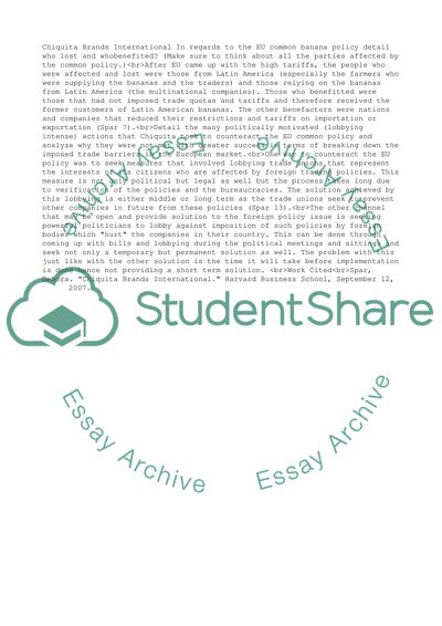 Chiquita Brands International