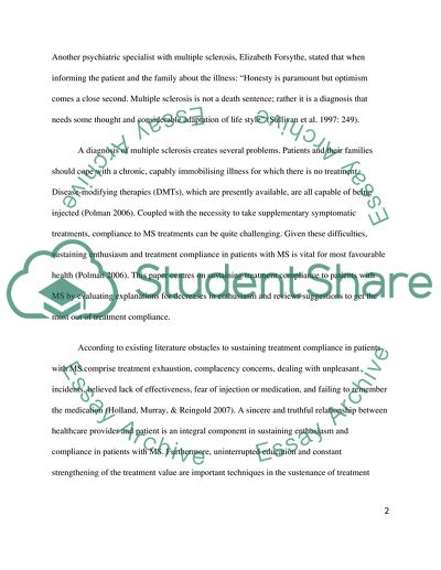 Reasons for Non Compliance in Medical Treatment