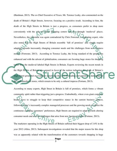 The High Street of Britain