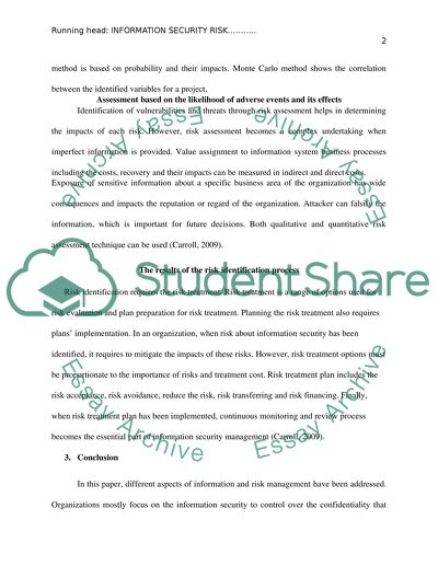 Information Security Risk Management