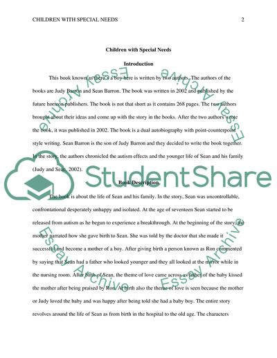 Children with Special Needs: Birth to Adolescence