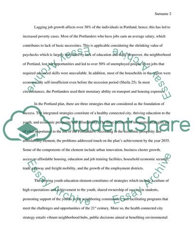 The Prosperity in Health and Equity in the City of Portland