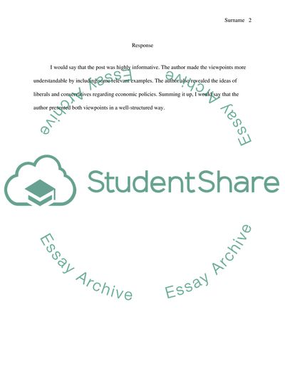 Economic Policy and Government Budgets