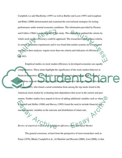 Testing Weak-Form Efficiency of Chinese Stock Market