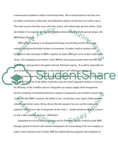 How Will Palmisano Bring back IBM to Greatness