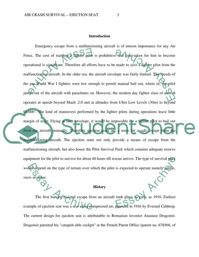 Aircraft Crash Survival Analysis and Design