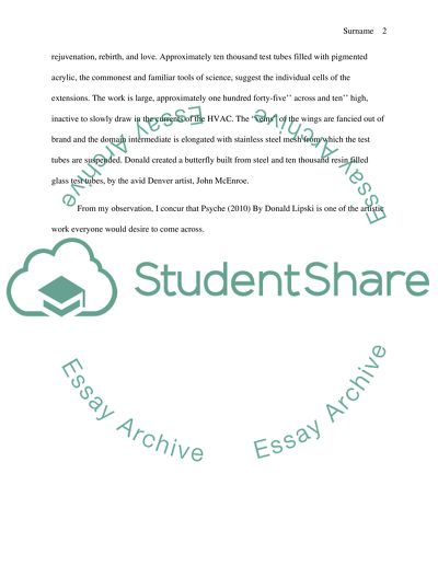 Psyche (2010) By Donald Lipski