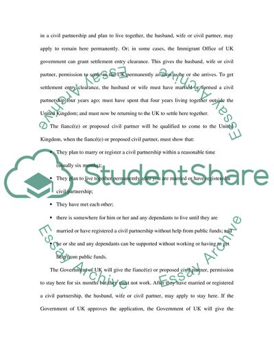 Spouses and Fiancs: Immigration