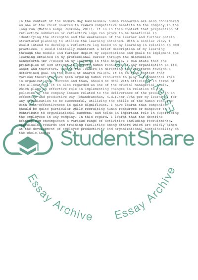 Learning and Subsequently Utilising of Relative Resource Manager