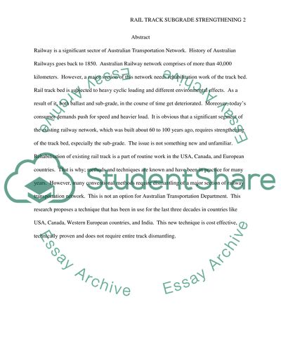 Soil strengthening of age-old-designed railway tracks