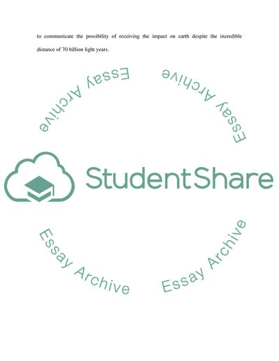 Explosions on a Sun 70 Billion Light Years from Earth