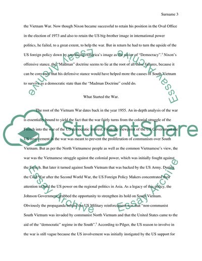 Richard Nixon Effects on the Vietnam War