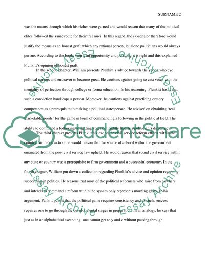 Plunkitt of tammany hall