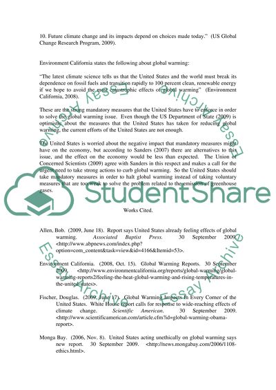 Feeling Effects of Global Warming